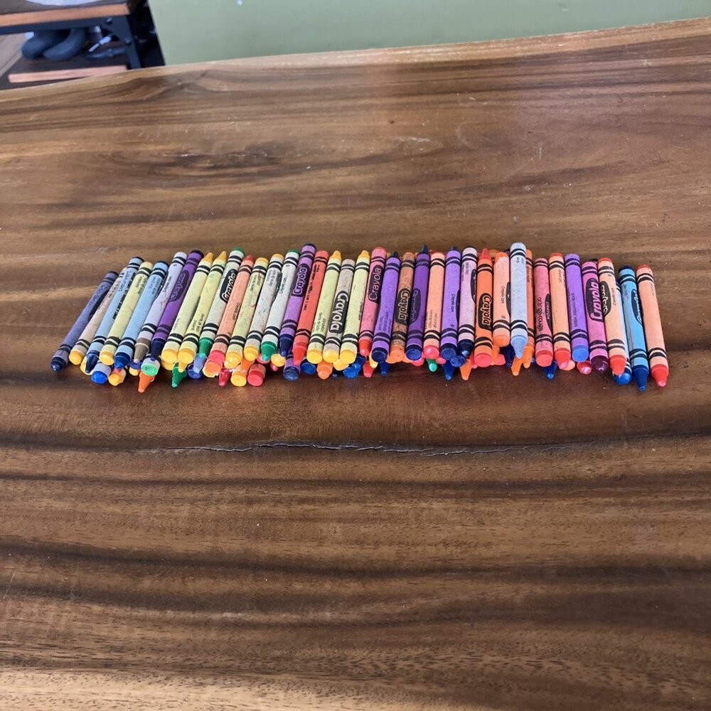Assorted Vintage Crayola Crayons Lot - Retired & Harder To Find Colors